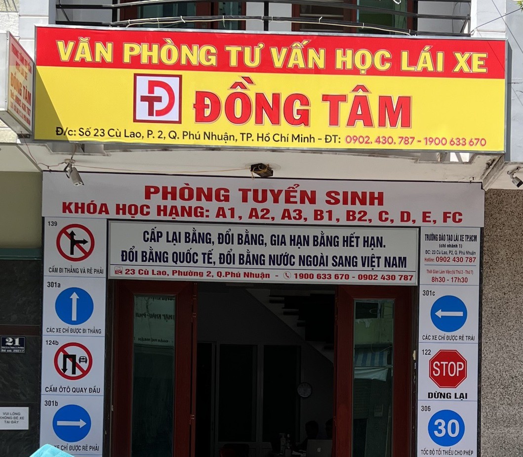 Training & Examination School: Study - Test for Driver's License for B1, B2 in HCMC 2
