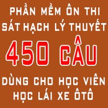 Tải phần mềm học & thi thử 450 câu hỏi lý thuyết B1, B2, C - Trường đào tạo & thi sát hạch lái xe tại TP Hồ Chí Minh
