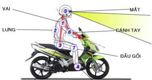 Standard Motorcycle Driving Position Without Back Strain 2