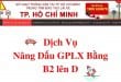 Dịch Vụ Nâng Dấu GPLX Bằng B2 Lên D 10
