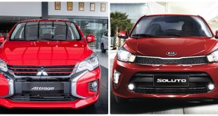 Mitsubishi Attrage 2020 and soluto