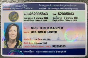 Dịch vụ đổi bằng lái xe từ Thái Lan sang Việt Nam