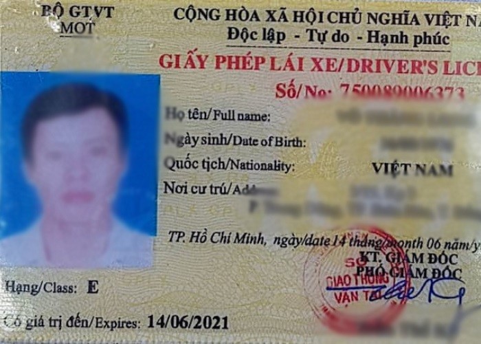 Conditions to change the expired class E driver's license