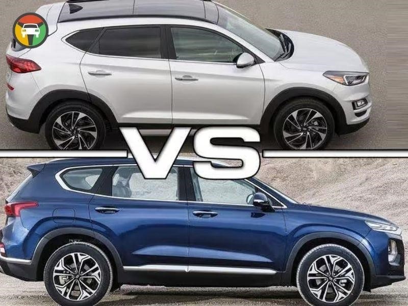 So sánh chi phí của Santafe máy xăng và Tucson máy dầu