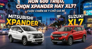 So sánh Suzuki XL7 và Mitsubishi Xpander trong tầm giá hơn 600 triệu