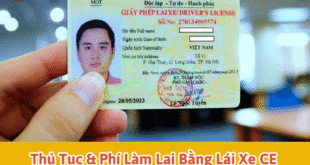 Thủ Tục & Phí Làm Lại Bằng Lái Xe CE Bị Mất, Hư Mờ Ở HCM 4 Thủ tục & phí làm lại bằng lái xe CE bị mất, hư mờ ở HCM