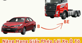 Nâng hạng giấy phép lái xe ô tô bằng B lên BE