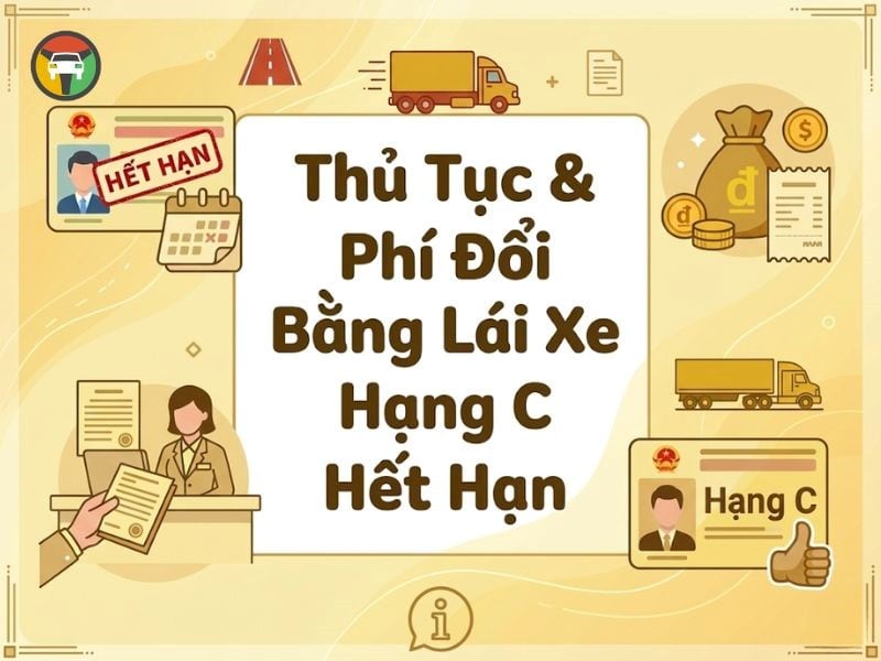 Thủ Tục & Phí Đổi Bằng Lái Xe Hạng C Hết Hạn 5 Thủ tục & chi phí đổi bằng lái xe hạng C tại HCM