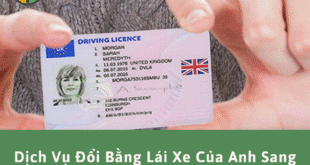 Dịch vụ đổi bằng lái xe của Anh sang Việt Nam uy tín tại TP.HCM