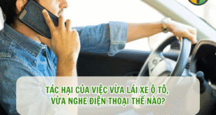 Tác hại của việc nghe điện thoại trong khi lái xe