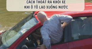Cách thoát ra khỏi xe khi ô tô lao xuống nước