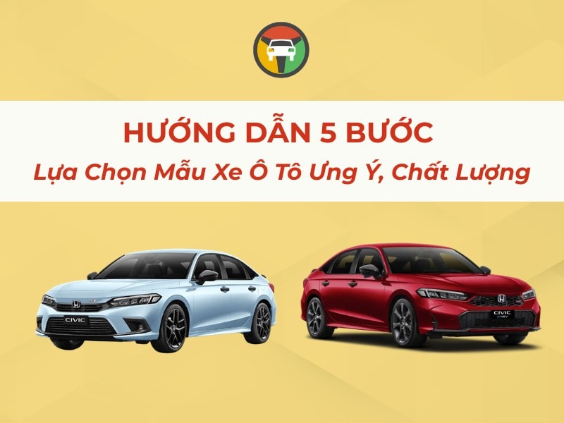 Hướng Dẫn 5 Bước Lựa Chọn Mẫu Xe Ô Tô Ưng Ý, Chất Lượng 7 cách chọn mẫu ô tô chất lượng