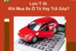 mua ô tô vay trả góp
