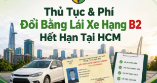 Tìm hiểu thủ tục và chi phí đổi bằng lái xe B2 hết hạn