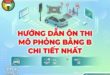 Hướng Dẫn Ôn Thi Mô Phỏng Bằng B Chi Tiết Nhất 346 ôn thi mô phỏng bằng b