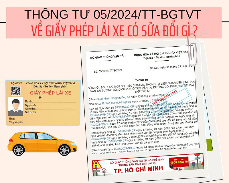 Thông Tư 05/2024/TT-BGTVT Về Giấy Phép Lái Xe Có Sửa Đổi Gì? 6