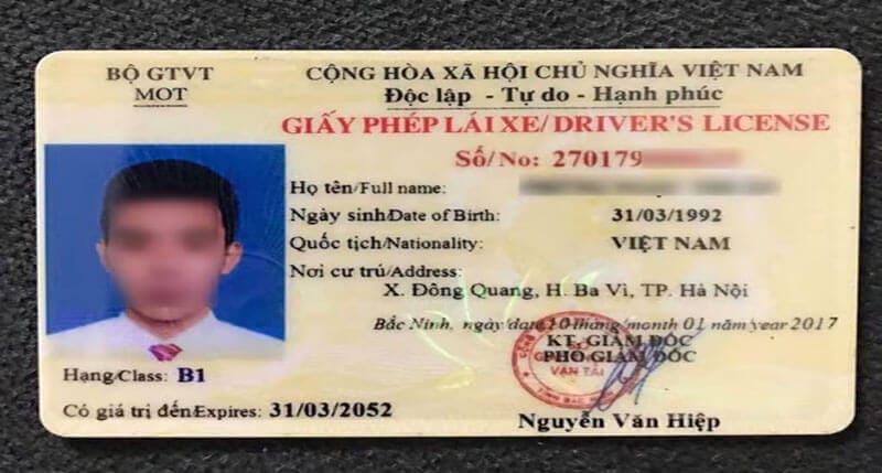 Bằng B khác gì B1? Điều kiện, quyền hạn, xe được lái 4 Bằng lái xe hạng B1