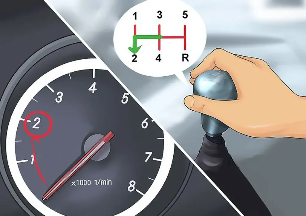 Giảm tốc bằng cách về số thấp hơn (engine braking)