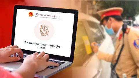 Thao tác tra cứu phạt nguội vi phạm giao thông