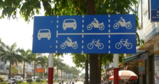Vì sao cần phân biệt “biển báo làn đường dành cho xe máy”?