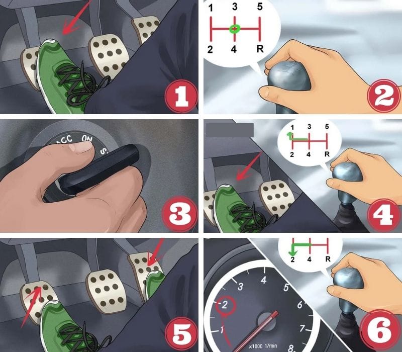 Cách Khởi Động Xe Số Sàn - Hướng Dẫn Chi Tiết Cho Người Mới 5 Hướng dẫn cách khởi động xe số sàn chuẩn