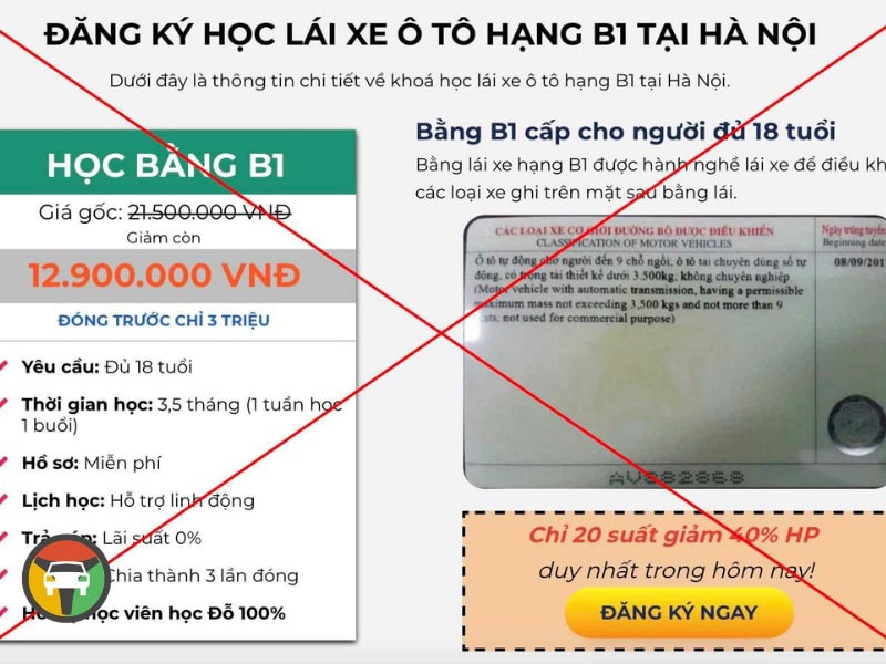 7 Chiêu Thức Lừa Đảo Đăng Ký Học Thi Lái Xe Ô Tô Ở HCM 9 7 Chiêu Thức Lừa Đảo Đăng Ký Học Thi Lái Xe Ô Tô Ở HCM 7