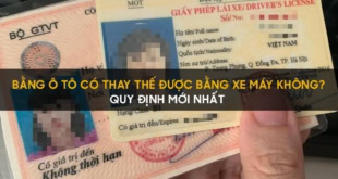 Giải đáp bằng ô tô có thay thế được bằng xe máy không?