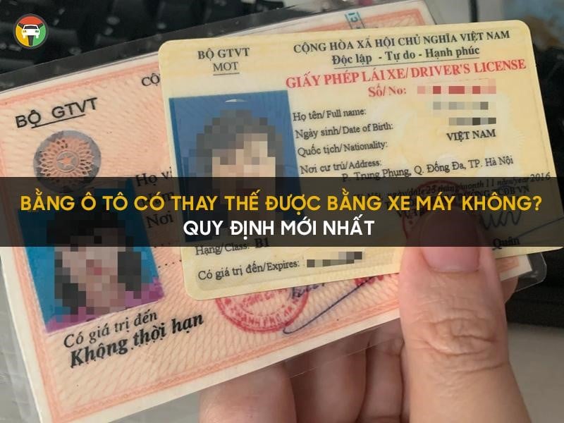 Giải đáp bằng ô tô có thay thế được bằng xe máy không?