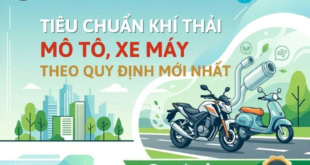 Tiêu chuẩn khí thải mô tô, xe máy theo quy định mới nhất
