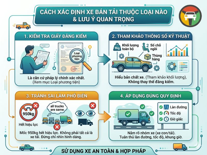 Xe Bán Tải Là Xe Con Hay Xe Tải? Quy Định Phân Loại Mới Nhất Tại Việt Nam 14 Xác định xe bán tải thuộc loại nào