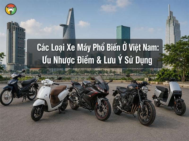 Các Loại Xe Máy Phổ Biến Ở Việt Nam: Ưu Nhược Điểm & Lưu Ý Sử Dụng 10 Các loại xe máy phổ biến tại Việt Nam
