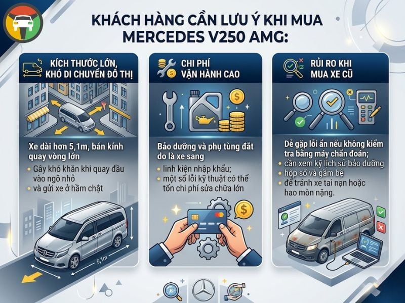 Review Mercedes V250 AMG Giá Hơn 3 Tỷ Có Đáng Mua? 8