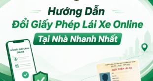 Hướng dẫn đổi giấy phép lái xe Online