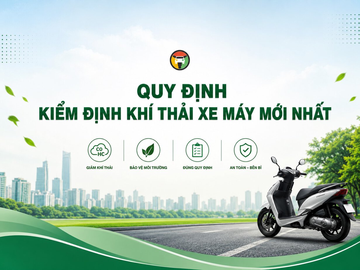 Quy Định Kiểm Định Khí Thải Xe Máy Mới Nhất 6 Tìm hiểu quy định về kiểm định khí thải xe máy mới nhất