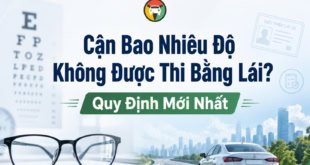 Giải đáp cận bao nhiêu độ không được thi bằng lái xe?