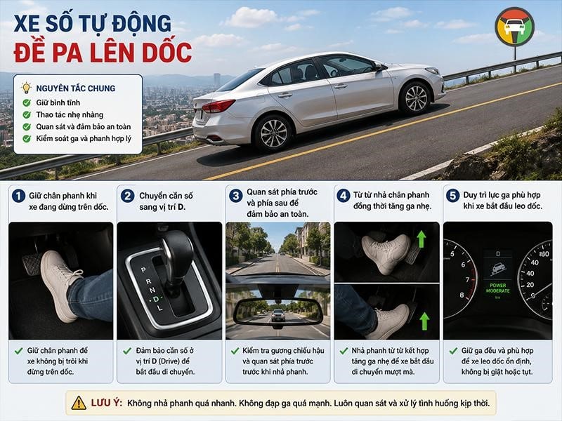 Hướng Dẫn Đề Pa Lên Dốc Không Bị Chết Máy 12 Đề pa lên dốc cho xe số tự động