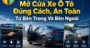 Hướng dẫn mở cửa xe ô tô đúng cách, an toàn