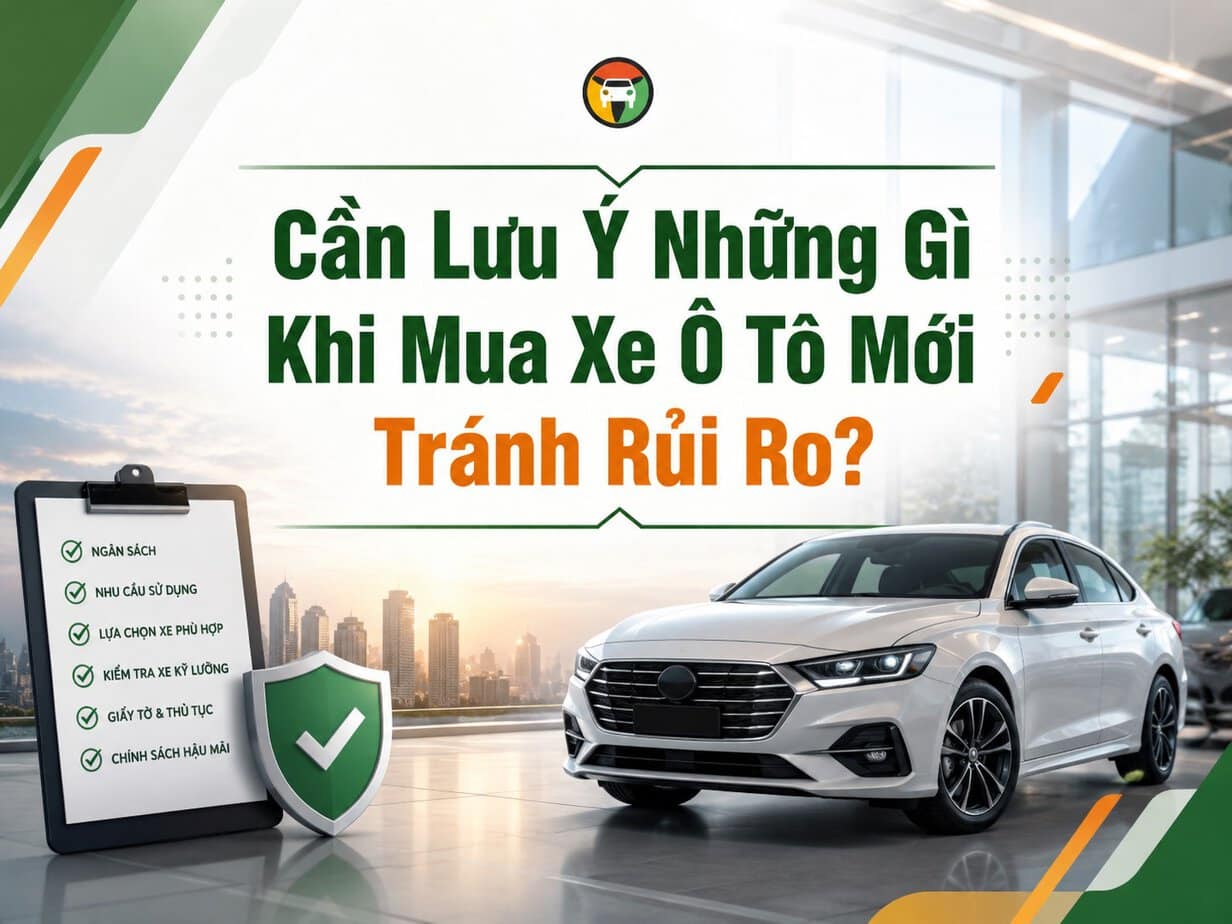 Cần Lưu Ý Những Gì Khi Mua Xe Ô Tô Mới Tránh Rủi Ro? 6 Kinh nghiệm mua xe ô tô mới tránh rủi ro