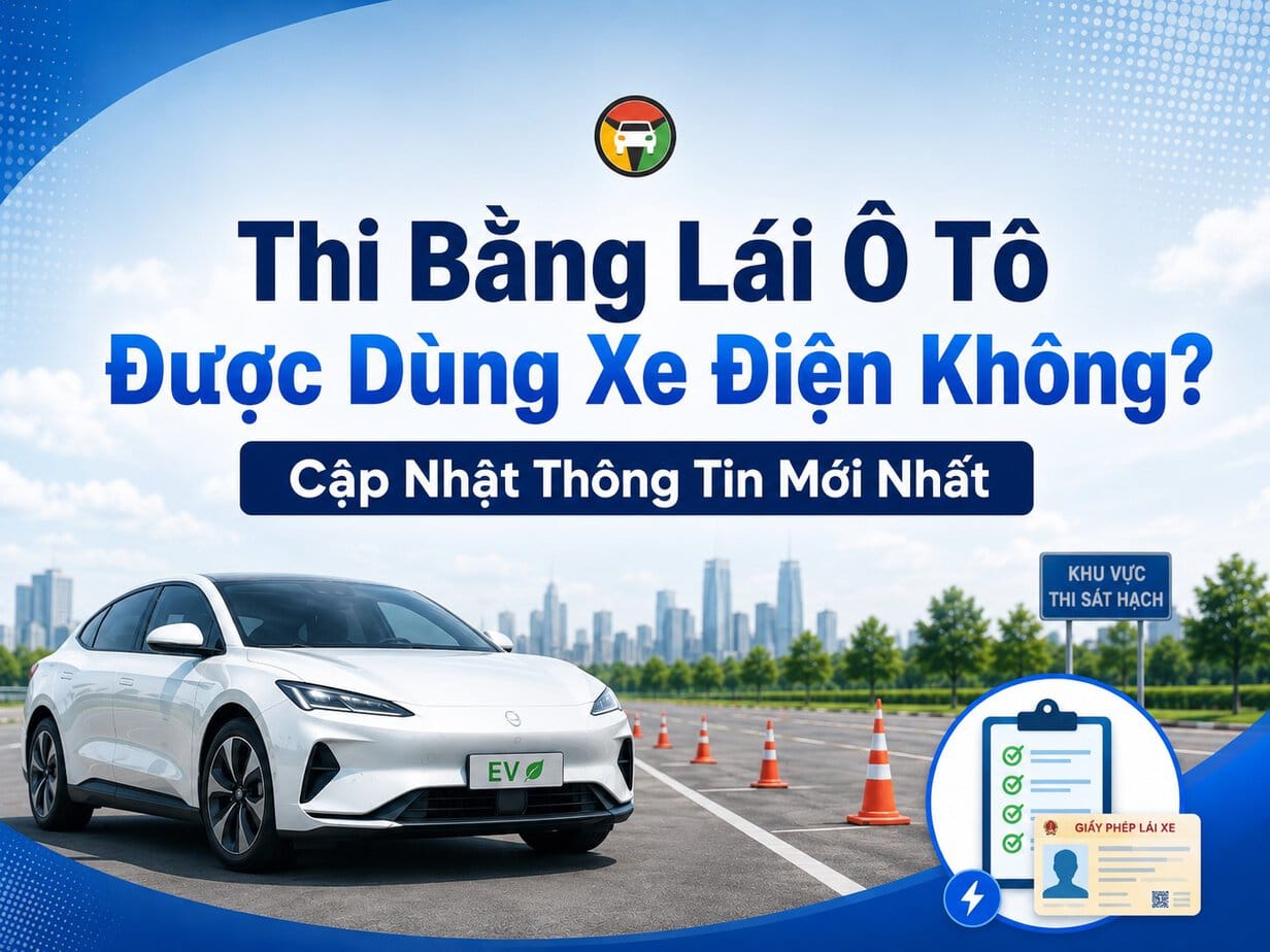 Thi Bằng Lái Ô Tô Được Dùng Xe Điện Không? Cập Nhật Thông Tin Mới Nhất 6 Giải đáp: Thi bằng lái ô tô có dùng xe điện được không?