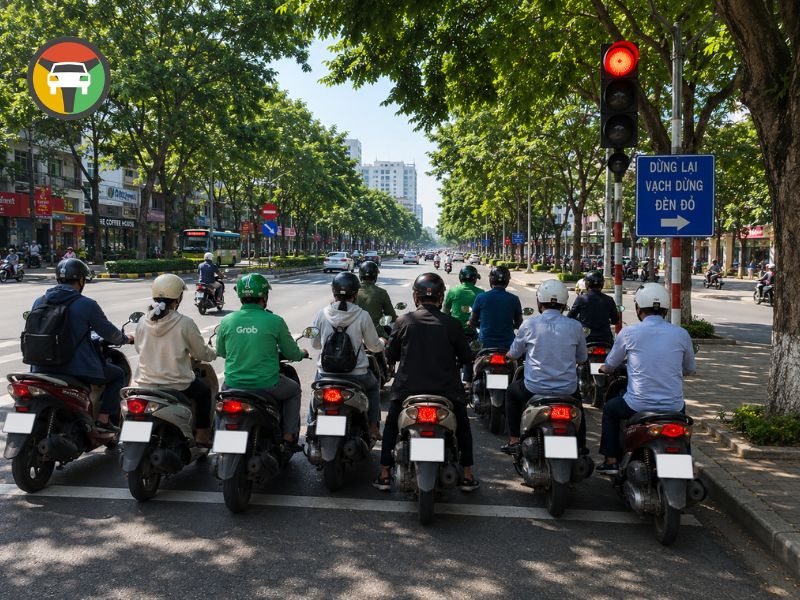 Dừng Đèn Đỏ Ở Bóng Râm Có Bị Phạt Không? Cập Nhật Quy Định Và Mức Phạt Mới Nhất 6 Dừng xe đèn đỏ ở bóng râm bị lỗi khi dừng xe sai theo quy định pháp luật