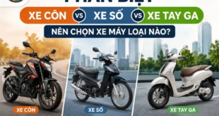 Phân biệt xe máy côn, xe số và xe ga