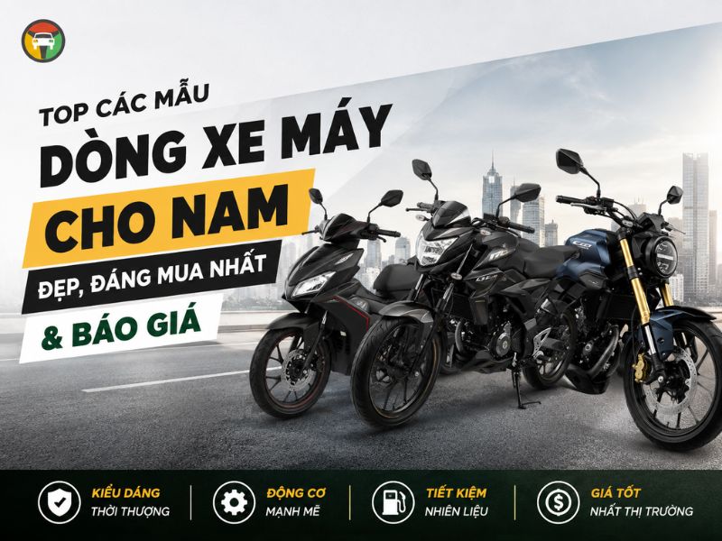 Top Các Mẫu Dòng Xe Máy Cho Nam Đẹp, Đáng Mua Nhất & Báo Giá 20 Top xe máy cho Nam đẹp, đáng mua