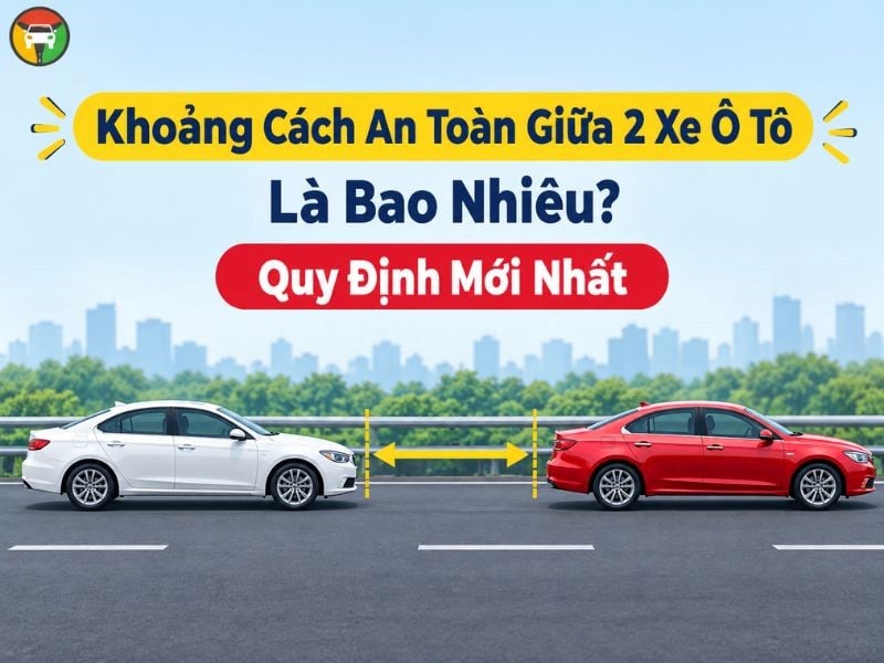 Tìm hiểu về khoảng cách an toàn giữa 2 xe ô tô khi lái xe