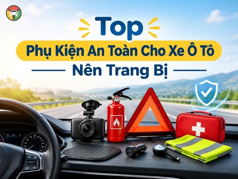 Những trang bị an toàn cần thiết trên ô tô