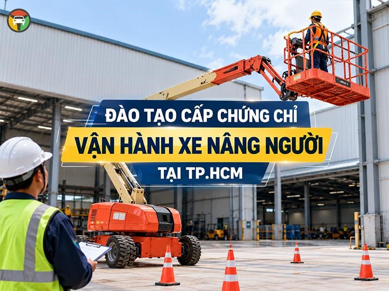 Đào tạo và cấp chứng chỉ vận hành xe nâng người tại HCM