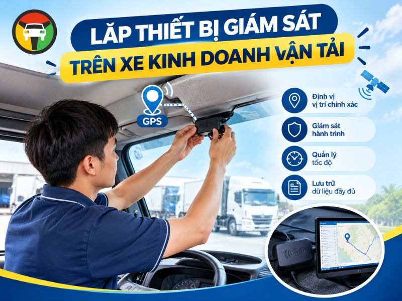 Quy định lắp thiết bị giám sát trên xe kinh doanh vận tải