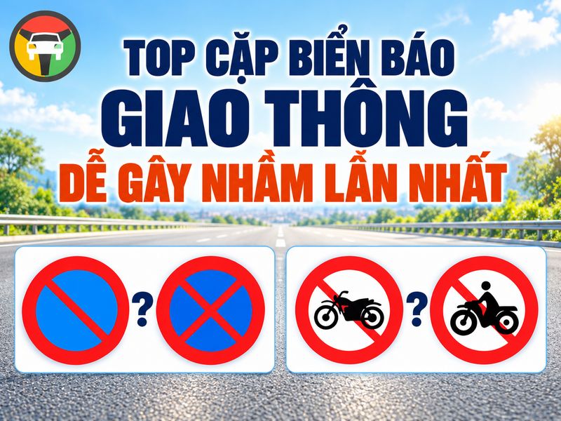 Top 8 Cặp Biển Báo Giao Thông Dễ Gây Nhầm Lẫn Nhất 19 Top cặp biển giao thông dễ gây nhầm lẫn nhất